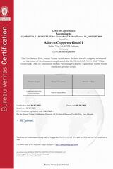 07 2026 Alltech Coppens Global Gap Letter of Conformance CFM Non GMO